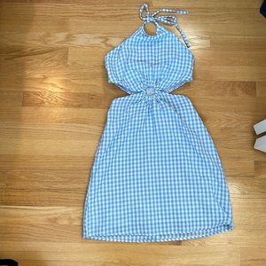 COPY - Blue and White Gingham Dress